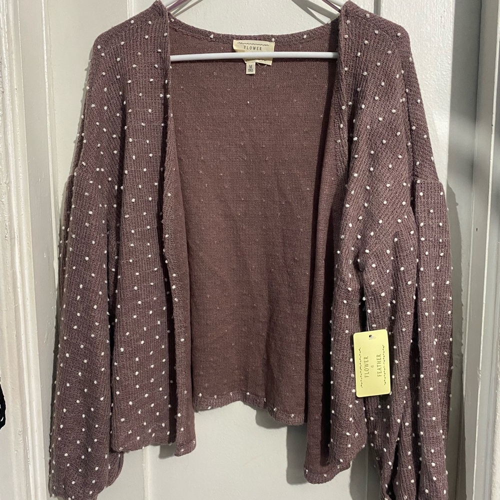 Loft Brown Polka Dot Women's Sweater